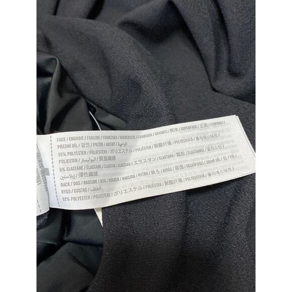 NEW Abercrombie & Fitch Black Sleeveless One Shoulder Wide Leg Romper Jumpsuit S - Picture 6 of 6